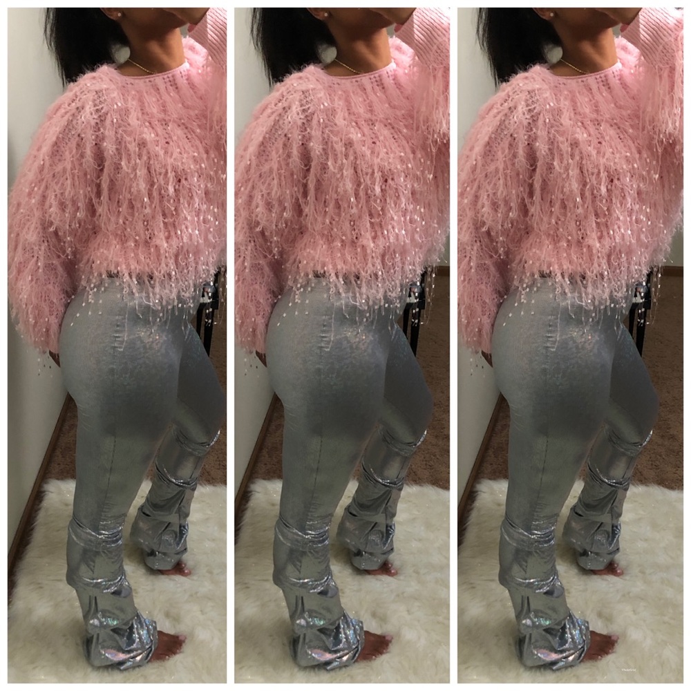 Bling Ruffle Pants - Picture 3 of 5